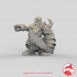 Unbearded Dwarf Youngling - 2 versions 1 inch base, 28/32 mm height Medium miniature image