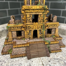 Picture of print of Dark Realms Jungle Ruins Building 1