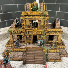 Picture of print of Dark Realms Jungle Ruins Building 1