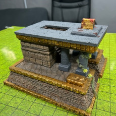 Picture of print of Dark Realms Jungle Ruins Small Temple