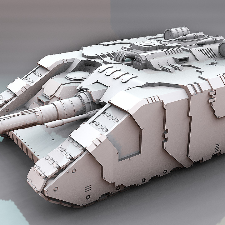 3D Printable Terran Warhosts - Reaper Assault Tank by Lauren Aphyrion