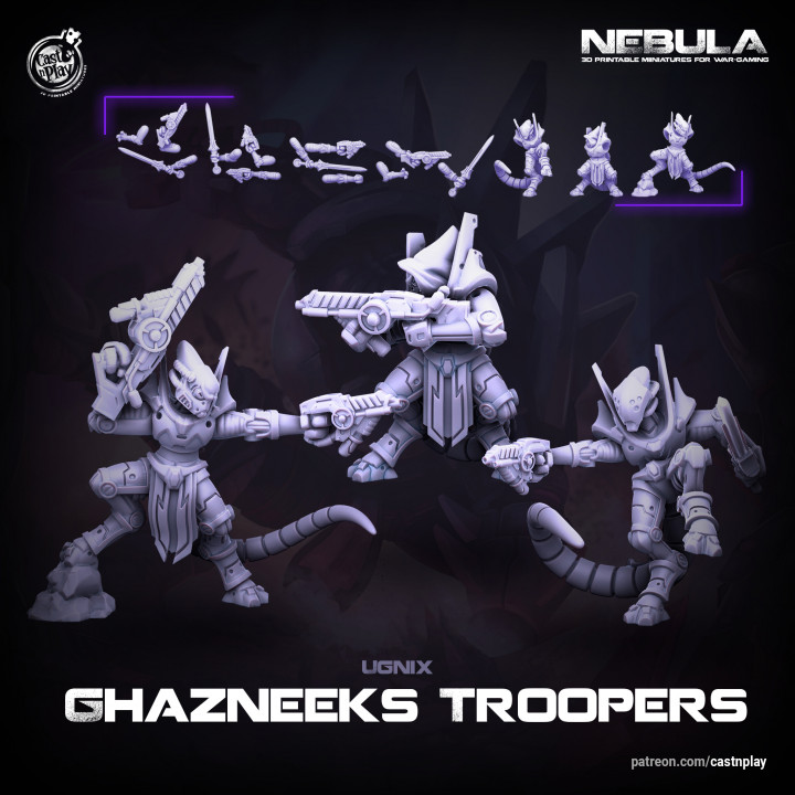 Ghazneeks Troopers (Pre-Supported) | Nebula's Cover