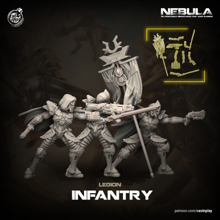 Legion Infantry (Pre-Supported) | Nebula's Cover