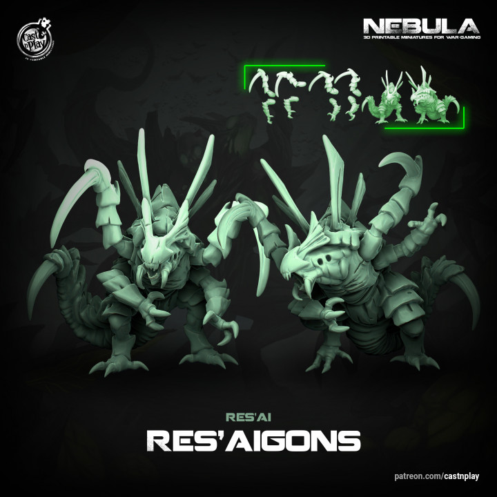 Res'aigons (Pre-Supported) | Nebula's Cover
