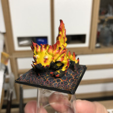 Picture of print of Fire Elemental, Miniature