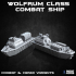 Wolfrum Class Combat Ship & Cargo Vessel (Modular) - Ironside Docks Collection image