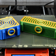 Picture of print of Concentric Atom Cases