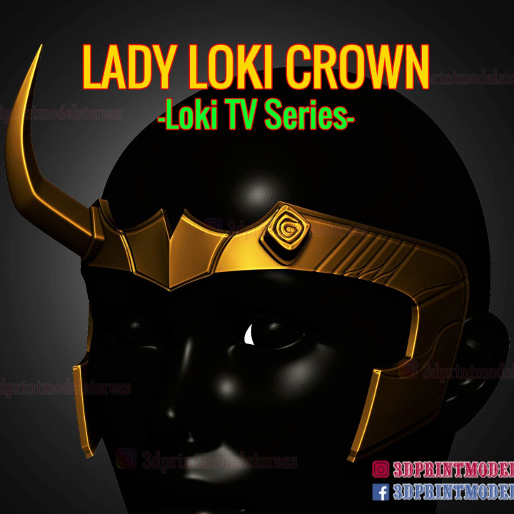 Lady Loki Sylvie Crown Cosplay