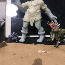 Picture of print of Giant king and Cyclops