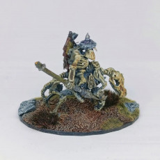 Picture of print of Goblin Skeleton Wolfrider