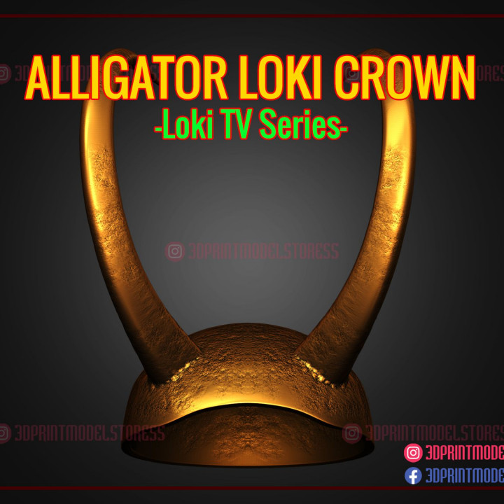 Alligator Loki Helmet - Marvel Cosplay - Halloween Costume