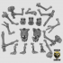 Skeleton Stone Trolls MultiPart Kit (Pre Supported) (L) image
