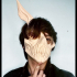 Horror Rabbit Face Mask print image