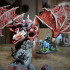 Zombie Dragon Wyrm / Draco Lich / Gargantuan Undead Drake print image