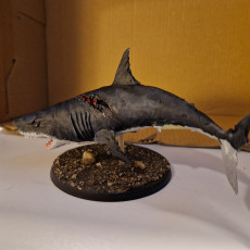 Picture of print of Great Wight Shark (Undead) - Tabletop Miniature