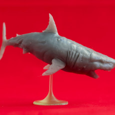 Picture of print of Great Wight Shark (Undead) - Tabletop Miniature (Pre-Supported) This print has been uploaded by Lance Miller