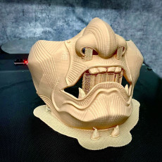 Picture of print of Oni japanese mask