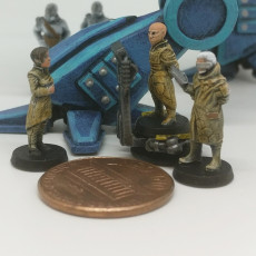Picture of print of Sci-fi Human Scientists/NPCs [Support-free]