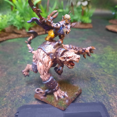 Picture of print of Infinite Legions - Warlord mounted on Armored Rat Brute