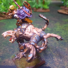 Picture of print of Infinite Legions - Warlord mounted on Armored Rat Brute