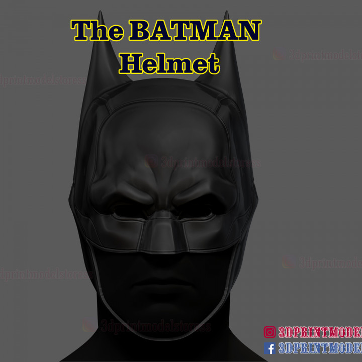 The Batman 2021 Cosplay Helmet