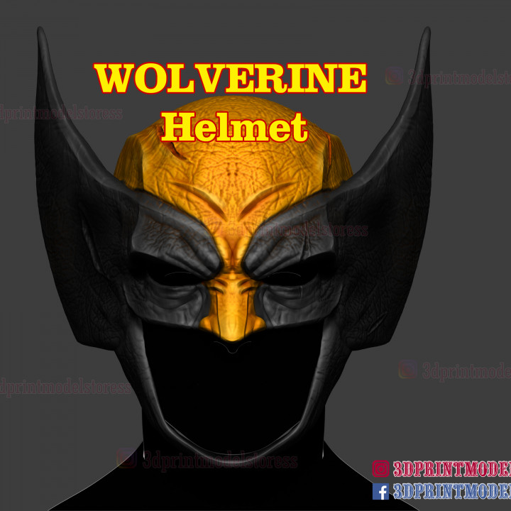 Wolverine Helmet - Marvel Cosplay - Halloween Costume