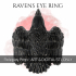 Ravens Eye Ring - D&D prop - Ring - PRESUPPORTED image