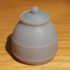 Stone pot - functional, basic fantasy prop- large ground storage jar image