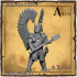 AX070 Hetman Stefan, Winged Hussar with Great Weapon Amber Husaria image