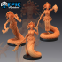 Gorgon Sisters Stheno Set / Medusa Sister / Half Snake Woman / Female Lamia image
