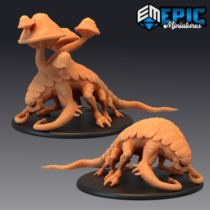 3D Printed RPG Epic Miniatures Giant Spore Beetle Role Playing Games ...
