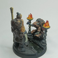 Picture of print of Human Monk Adventurer