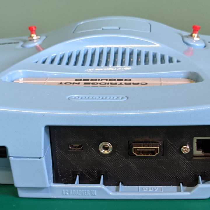 N64 Modded Backpanel & more for Raspberry Pi3