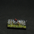 Late Medieval Men-at-arms on foot with pole weapons in 6mm scale image