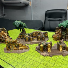 Picture of print of Dark Realms Jungle Ruins - Wall Ruins