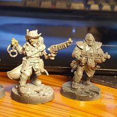 Picture of print of The Bounty Hunter -  Modular Post Apocalyptic Miniature