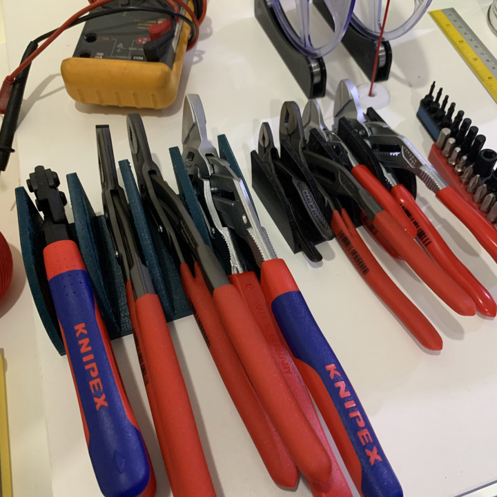 3MF file Pliers Organizer 🧑‍🔧・3D print model to download・Cults