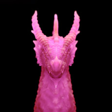 Picture of print of Red Dragon Bust (Pre-Supported)