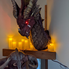 Picture of print of Red Dragon Bust (Pre-Supported) This print has been uploaded by CHAOSMakers