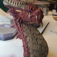 Picture of print of Red Dragon Bust (Pre-Supported) This print has been uploaded by Dan K