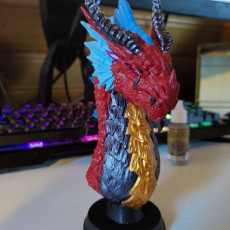 Picture of print of Red Dragon Bust (Pre-Supported) This print has been uploaded by shininghelios