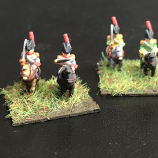 Picture of print of 6-15mm Mounted Napoleonic Officers 3-PACK:  (Great Britain, Spain, Portugal) NAP-7