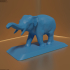 elephant figure on a base image
