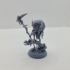 Chmerih Faceless druid 32mm and 75mm pre-supported print image