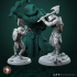 Froggls tribe 3 miniatures 32mm pre-supported image