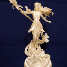Picture of print of Lesika Light-eyed druid 75mm and 32mm pre-supported This print has been uploaded by Jess Roy