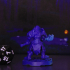 Druid Night Elf male attack posed - 32mm scale printable miniature image