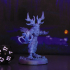 Stormrage Night Elf attack posed - 32mm scale printable miniature image