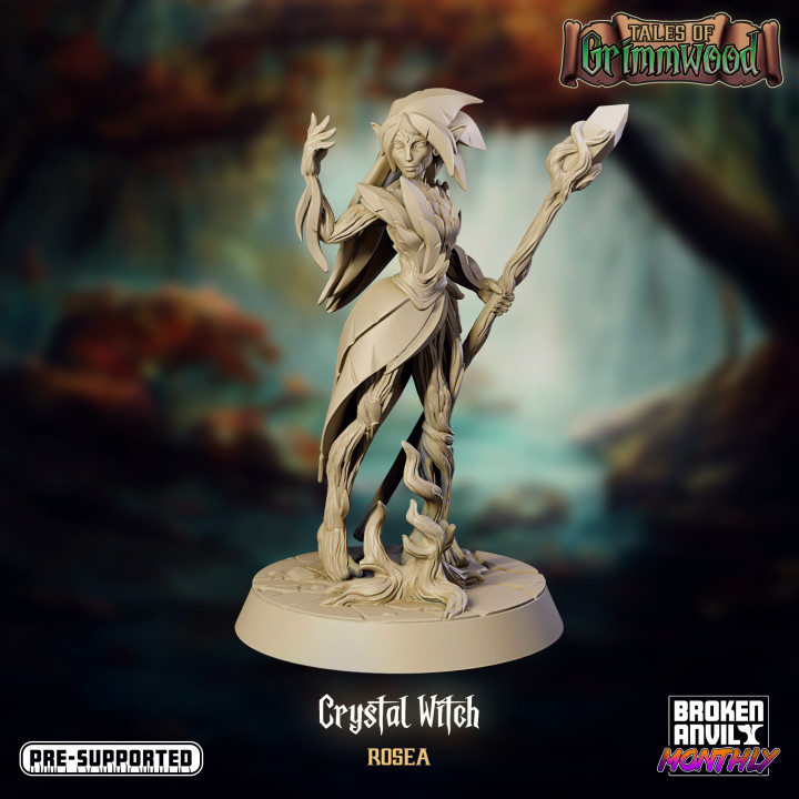 $5.00Tales of Grimmwood- Dryad Crystal Witch