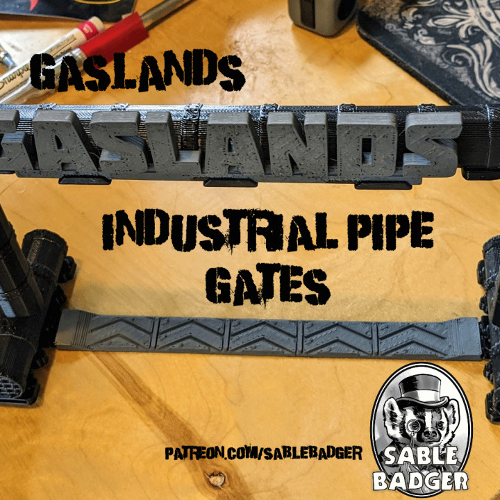 Gaslands - Industrial Pipes Gates